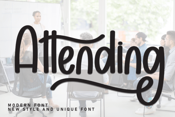 Attending Font for Creative Makers