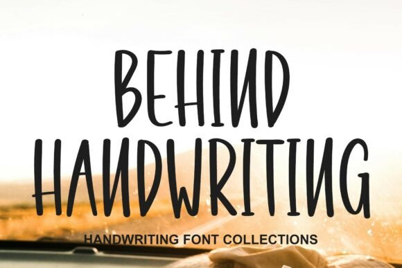 Behind Handwriting Font for Business