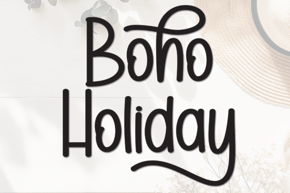 Boho Holiday Font for Creative Projects