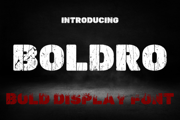 Boldro: A Bold Typeface for Impactful Design
