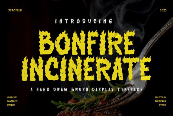 Bonfire Incinerate Font Review