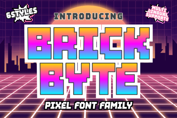 Brick Byte Font for Bold Branding