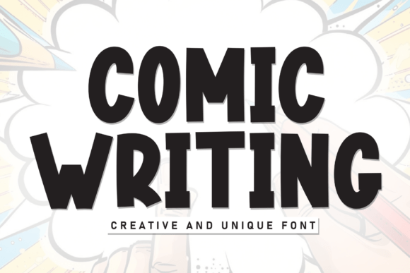 Comic Writing Font for Creative Brands