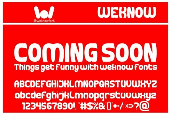 Coming Soon Font for Playful Branding