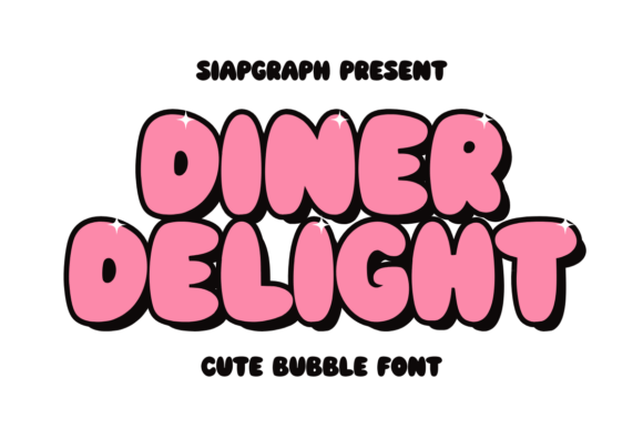 Diner Delight Font for Business Branding