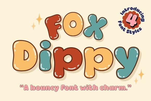 Fox Dippy Font for Creative Projects
