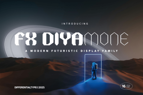 Fx Diyamone Font for Business Branding