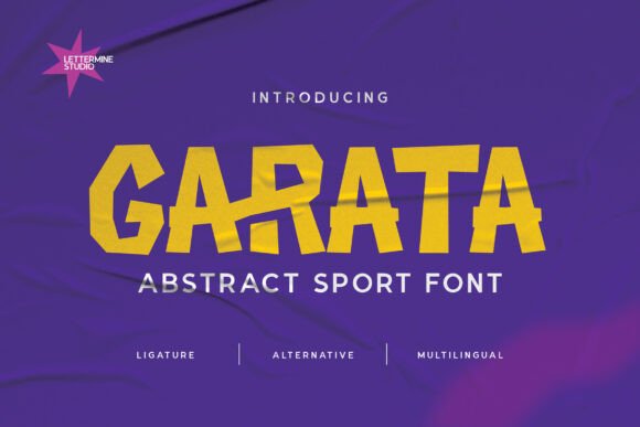 Garata: A Bold Display Font for Creative Makers