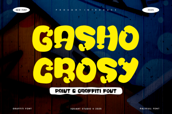 Gasho Crosy Font for Creative Makers