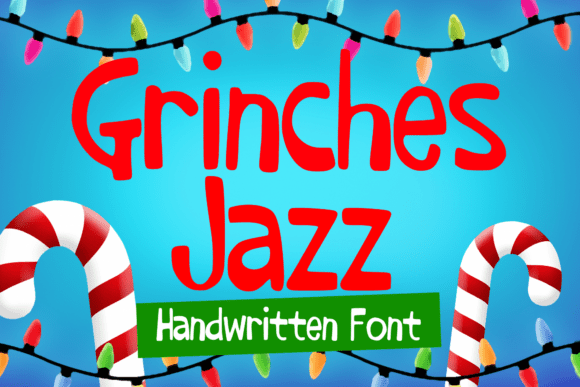 Grinches Jazz: A Playful Handwritten Font for Editorial Design