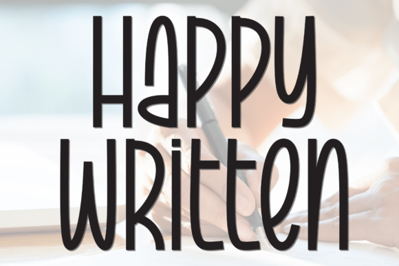 Happy Written: A Display Font for Warm Branding