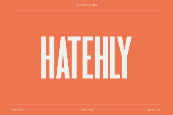 Hatehly Gothic Condensed Typeface for Bold Web Design