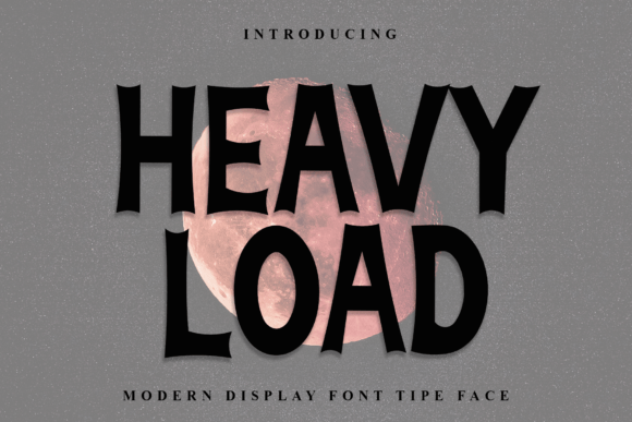 Heavy Load: A Display Font for Editorial Branding and Publication Design