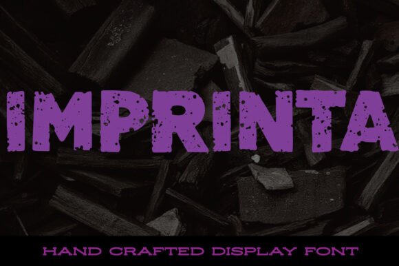 Imprinta: A Bold Display Font for Creative Projects
