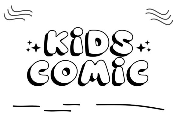 Kids Comic Font for Creative Projects
