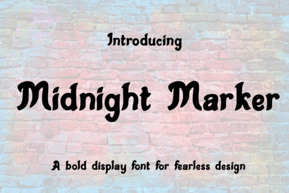 Midnight Marker: The Display Font That Refreshed My Brand