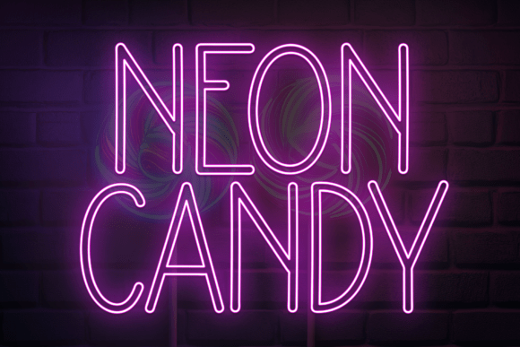 Neon Candy Font for Bold Campaigns