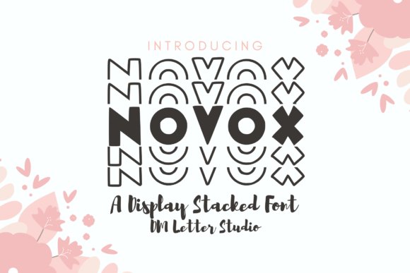 Novox Stacked Font