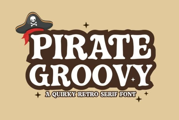 Pirate Groovy Font for Creative Projects