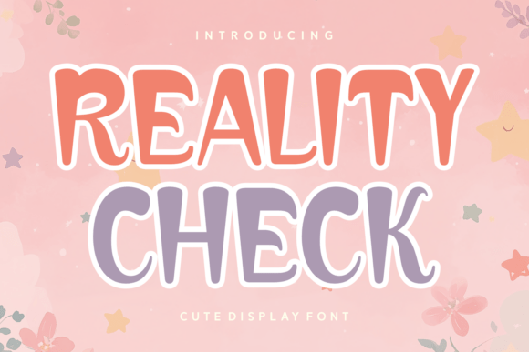 Reality Check Font for Editorial Design and Publication Branding