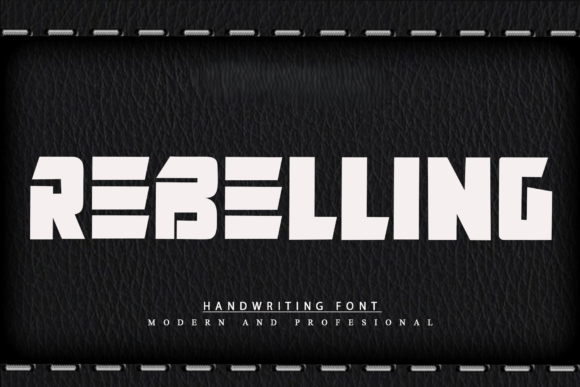 Rebeling: A Warm Display Font for Modern Design