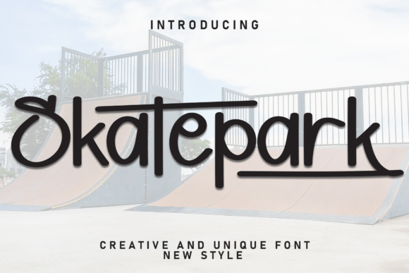 Skatepark Font for Creative Projects