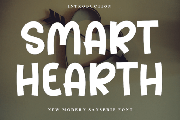 Smart Hearth Display Font for Handmade Product Labels and Seasonal Branding