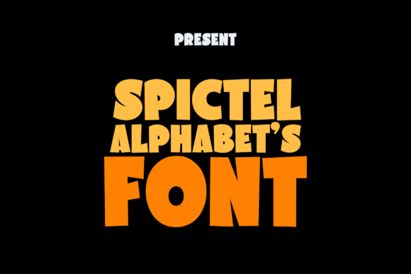 Spictel Alphabet s Font