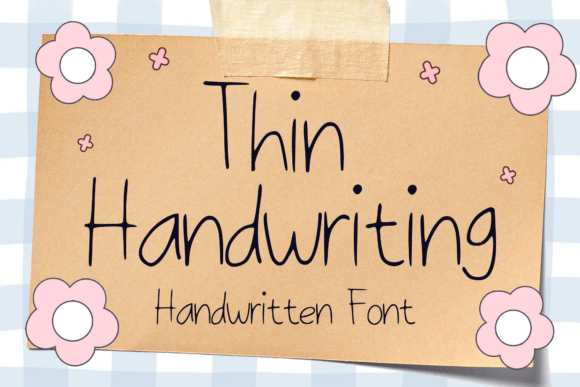 Thin Handwriting Font Review