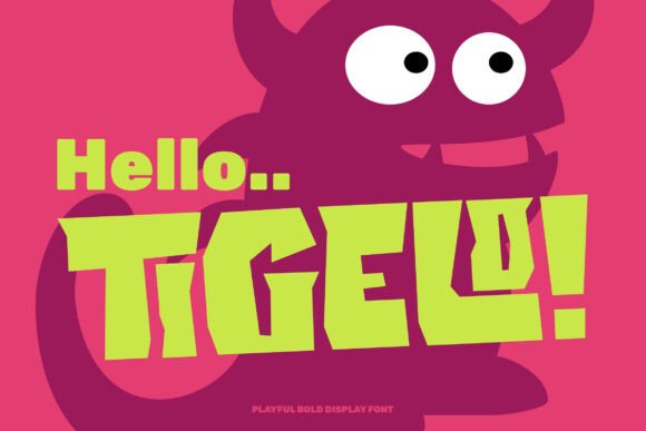 Tigelo: A Bold Font for Creative Brands