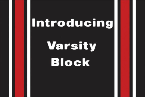 Varsity Block Font